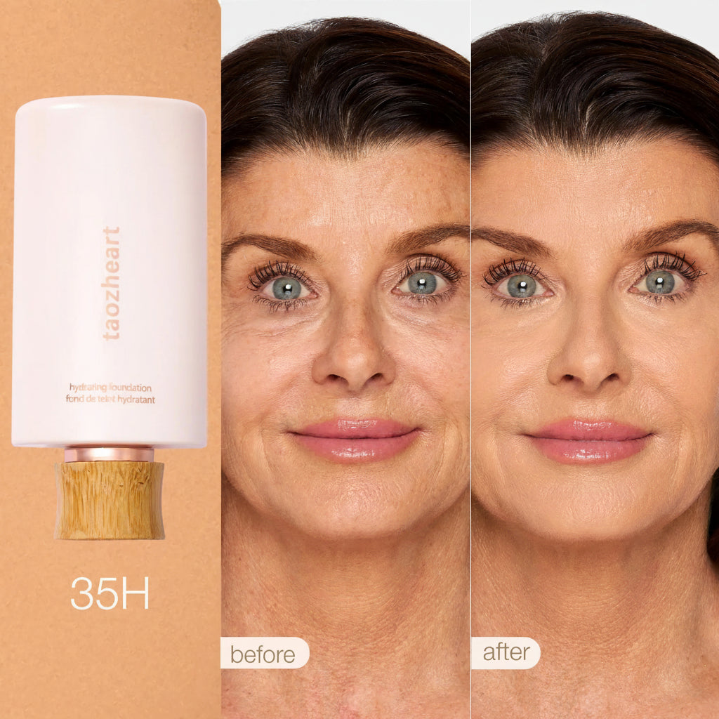 BOGO 50% OFF🔥 Hydrating Serum Foundation + Free Premium Buffing Brush