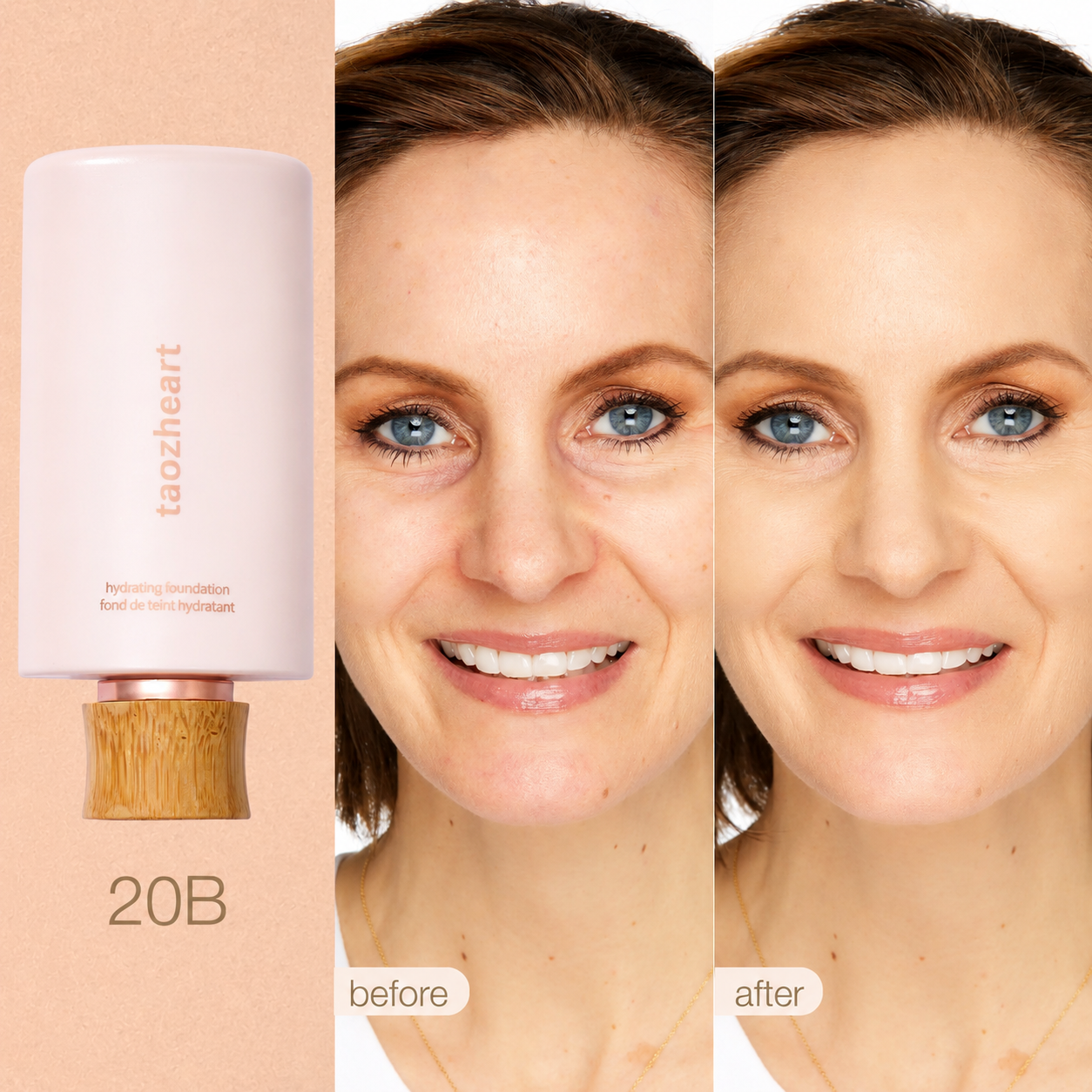 BOGO 50% OFF🔥 Hydrating Serum Foundation + Free Premium Buffing Brush