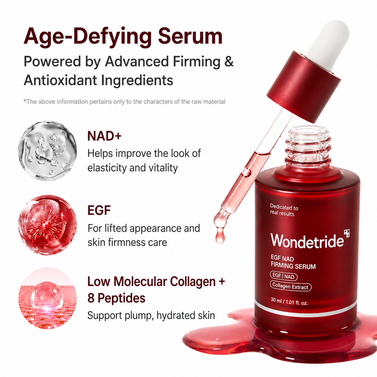 NAD+ EGF Firming Serum | Visibly Smooth Fine Lines & Bring Back Plump Youthful Radiance