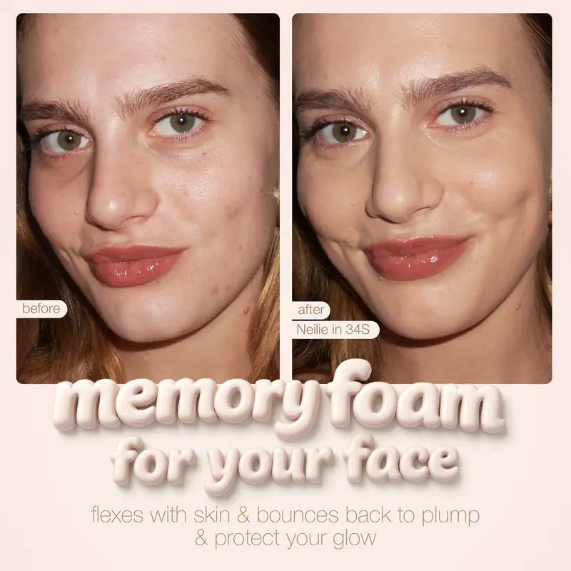 BOGO 50% OFF🔥 Hydrating Serum Foundation + Free Premium Buffing Brush
