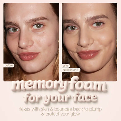 BOGO 50% OFF🔥 Hydrating Serum Foundation + Free Premium Buffing Brush